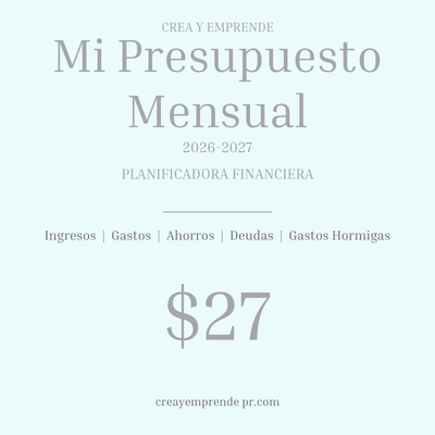 Plantilla Digital de Presupuesto Mensual: Toma el control de tus finanzas