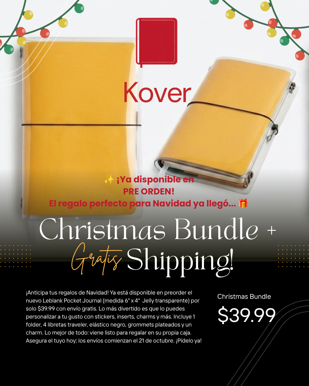Kover - Christmas Bundle + Envio Gratis! 🎁✨