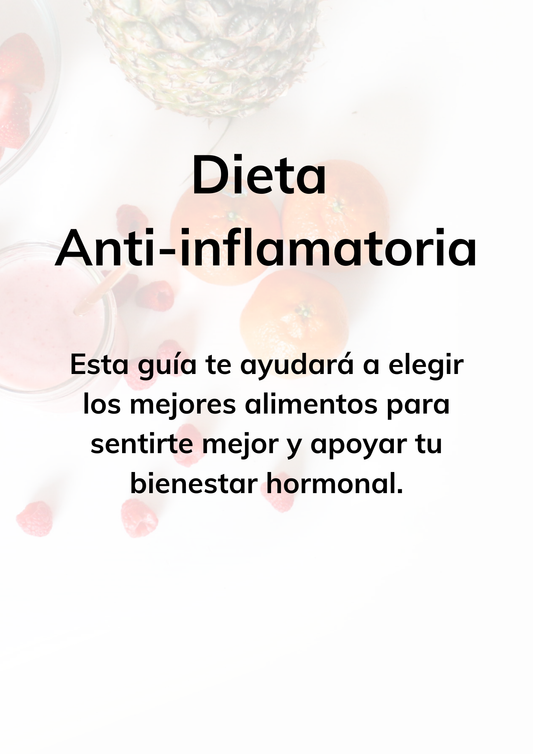 Guía Práctica: Dieta Antiinflamatoria y Bienestar Hormonal en la Perimenopausia