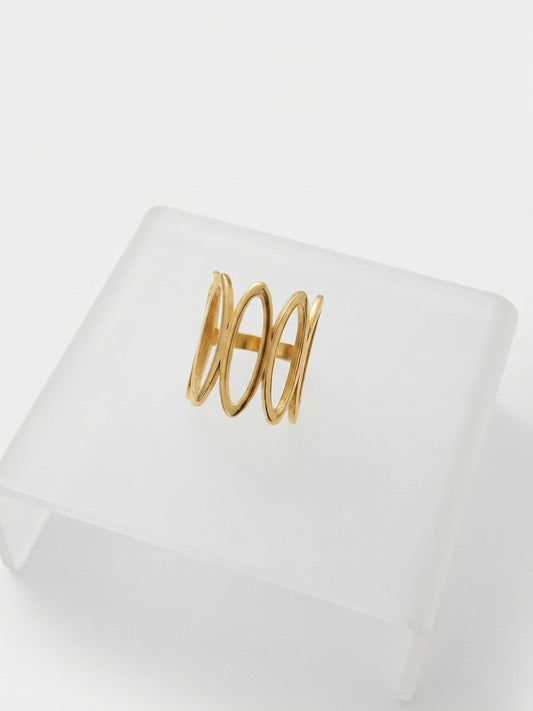 Anillo Dorado Moderno