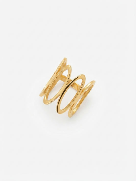 Anillo Dorado Moderno